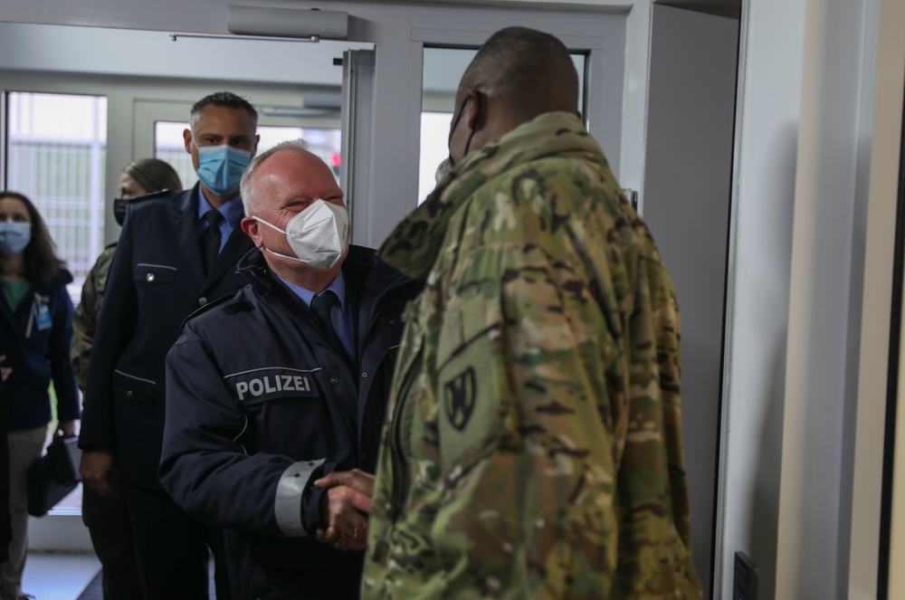 21st Theater Sustainment Command Visits Sembach Correctional Facility