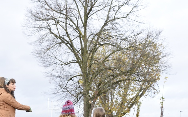 USACE Partners with DoDEA Students for Tree Planting in Wiesbaden