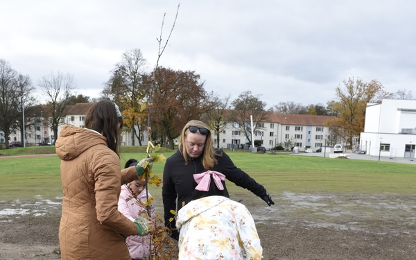 USACE Partners with DoDEA Students for Tree Planting in Wiesbaden