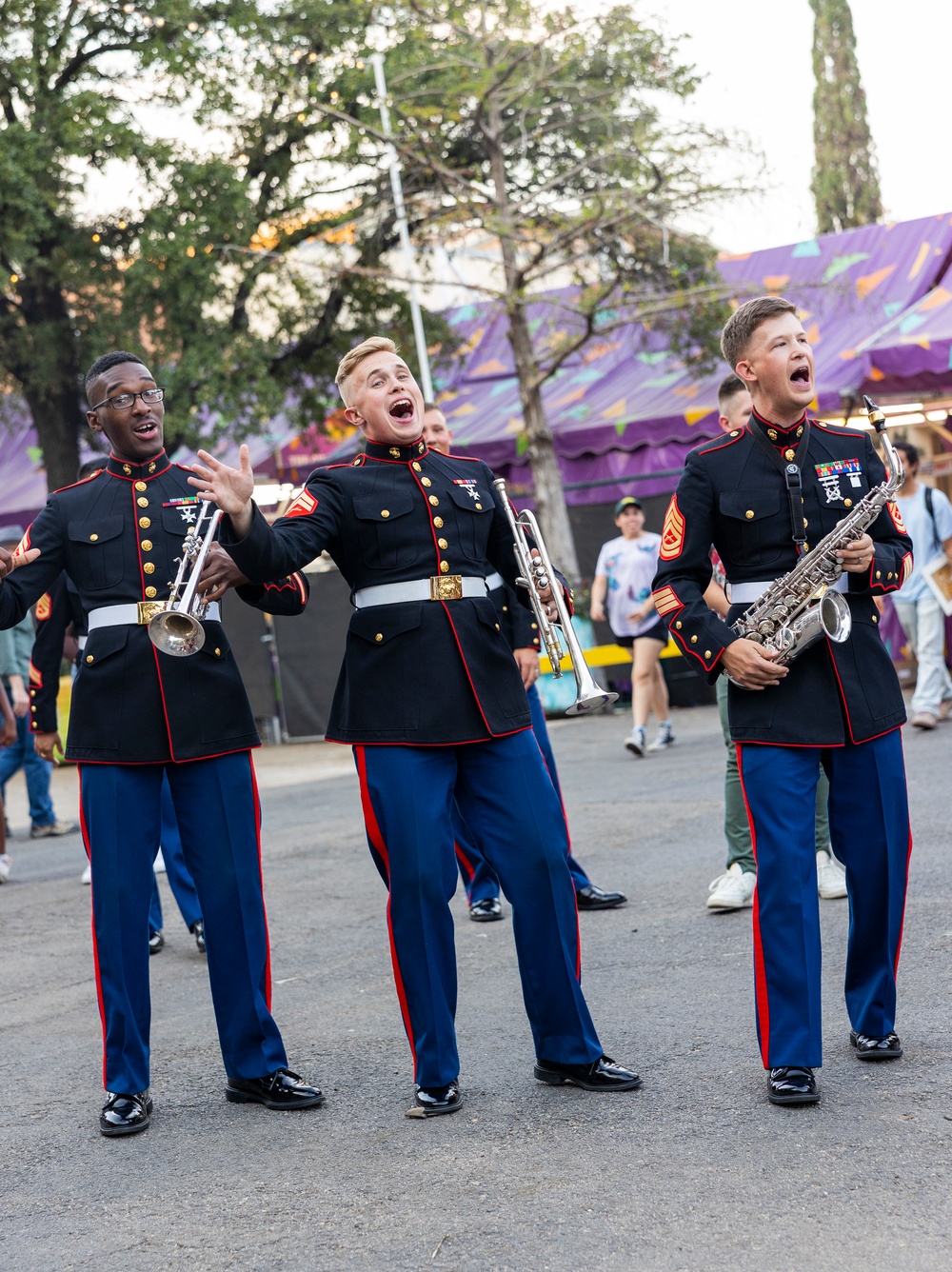 Marine Forces Reserve Band Performs at the State Fair of Texas