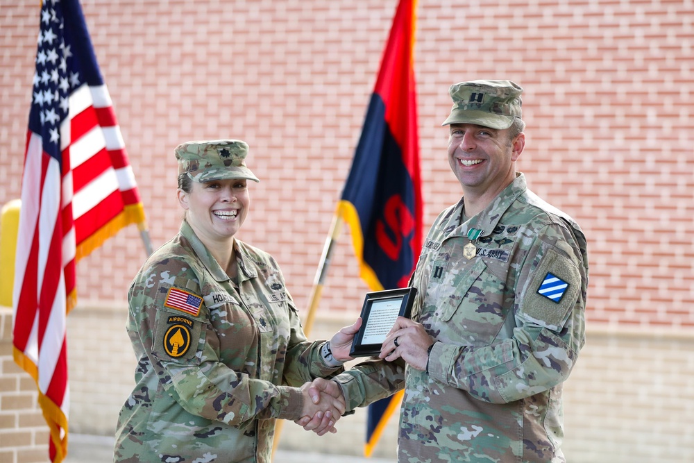 287th Quartermaster Company, 3rd Division Sustainment Brigade receives new commander