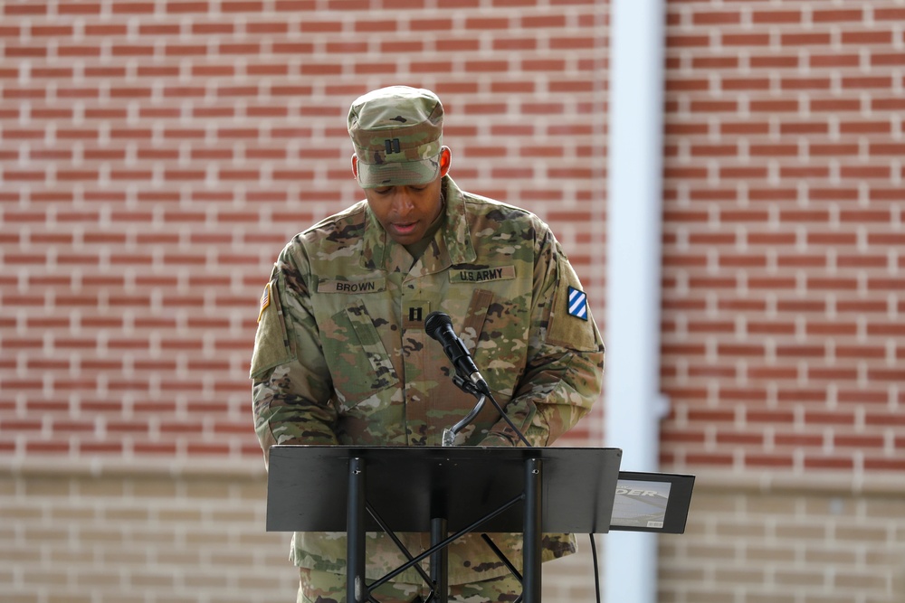 287th Quartermaster Company, 3rd Division Sustainment Brigade receives new commander