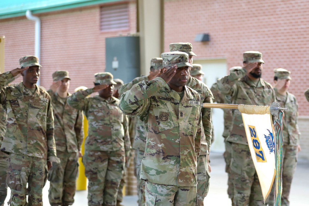 287th Quartermaster Company, 3rd Division Sustainment Brigade receives new commander