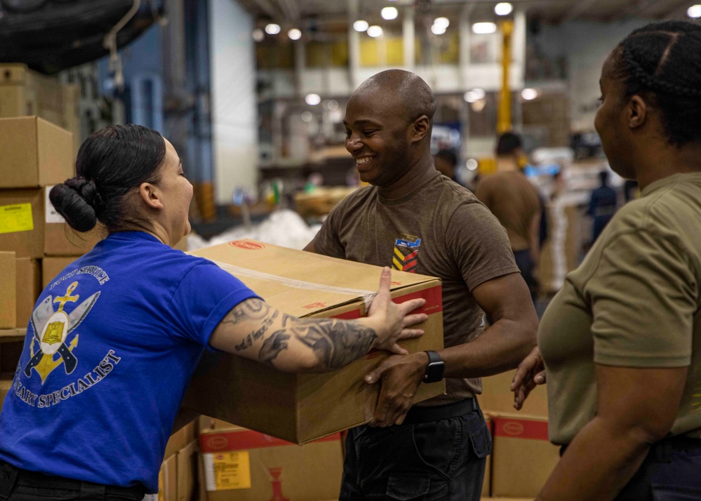 USS George H.W. Bush (CVN 77) Completes Replenishment-at-Sea