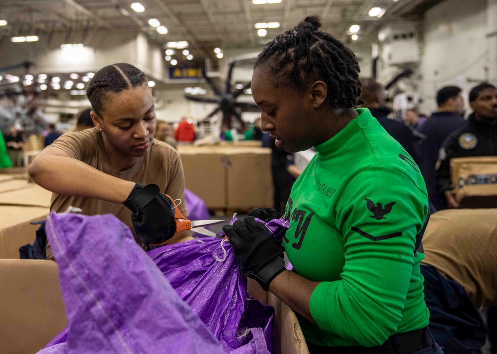 USS George H.W. Bush (CVN 77) Completes Replenishment-at-Sea