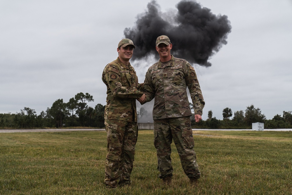 6th CES EOD technician reenlists