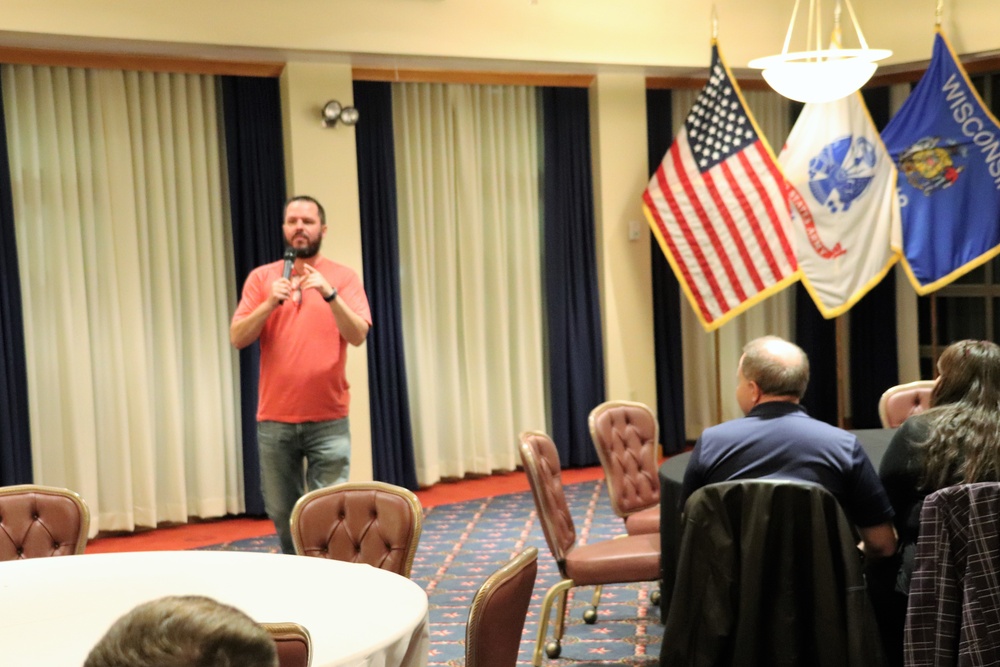 Army veteran, comedian gives performance at Fort McCoy