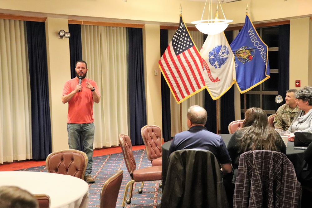 Army veteran, comedian gives performance at Fort McCoy