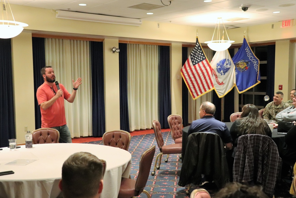 Army veteran, comedian gives performance at Fort McCoy