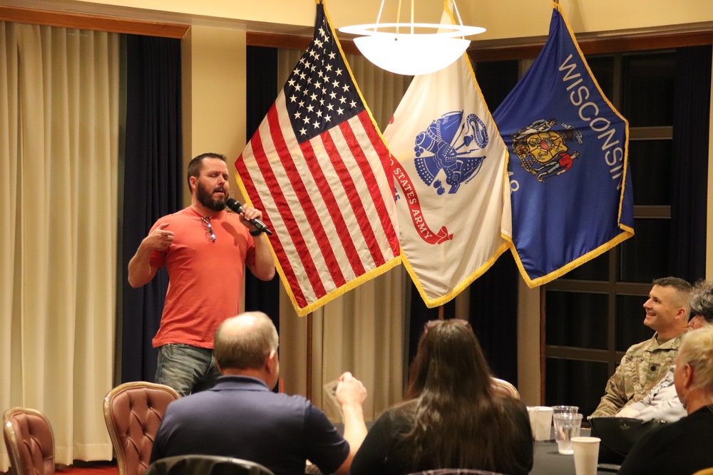 Army veteran, comedian gives performance at Fort McCoy