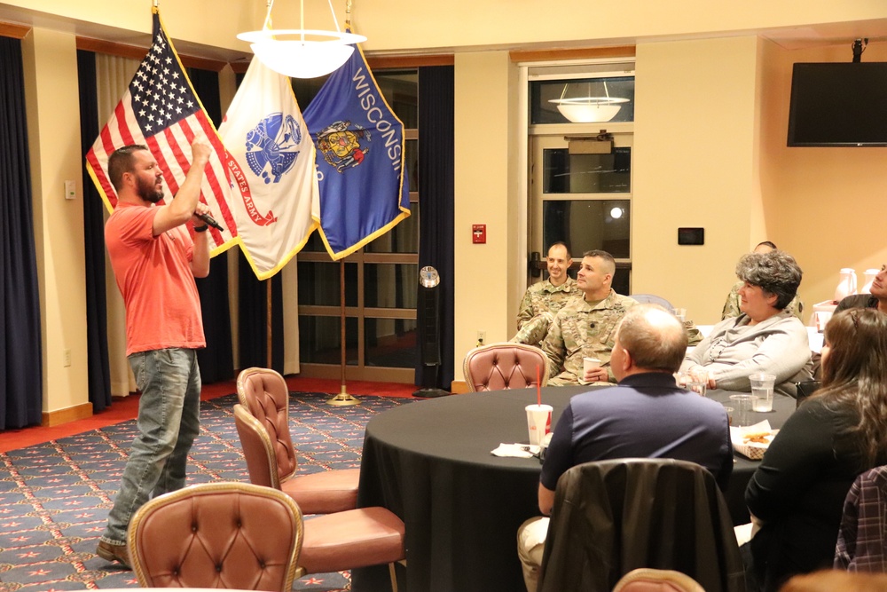 Army veteran, comedian gives performance at Fort McCoy