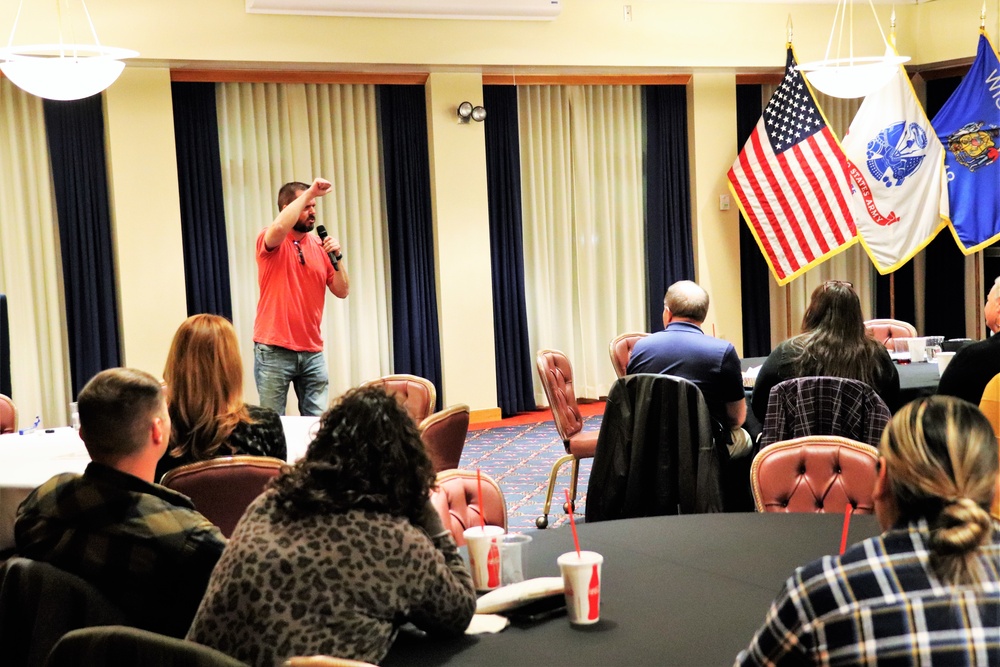 Army veteran, comedian gives performance at Fort McCoy