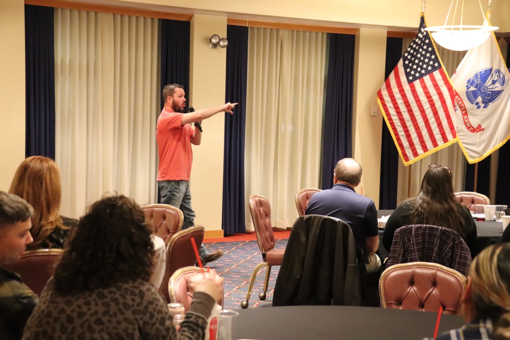 Army veteran, comedian gives performance at Fort McCoy