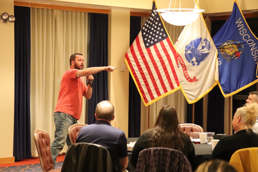 Army veteran, comedian gives performance at Fort McCoy