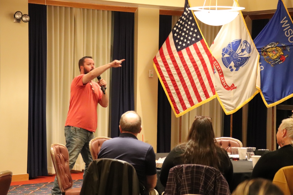 Army veteran, comedian gives performance at Fort McCoy