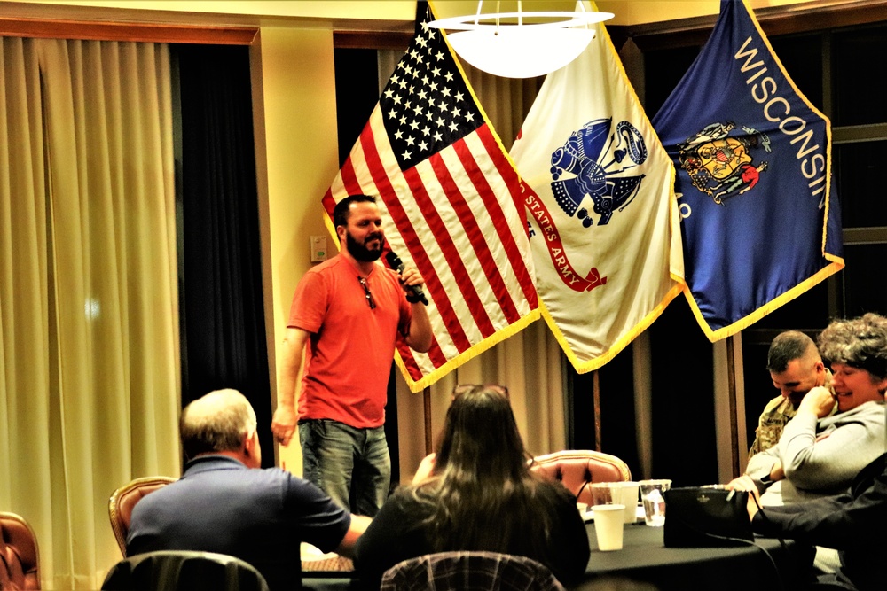 Army veteran, comedian gives performance at Fort McCoy