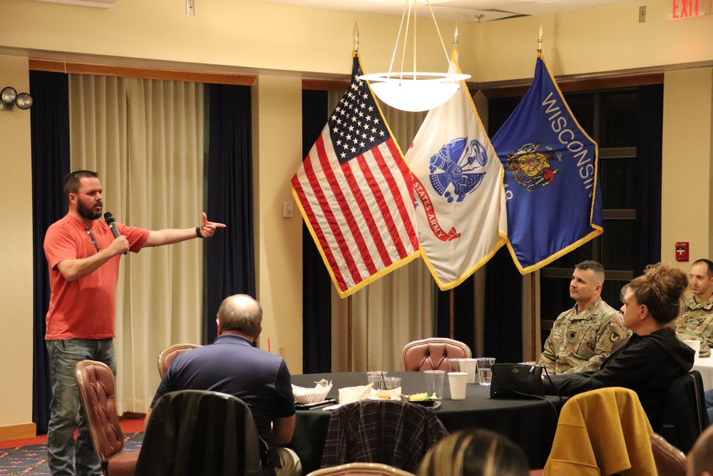 Army veteran, comedian gives performance at Fort McCoy