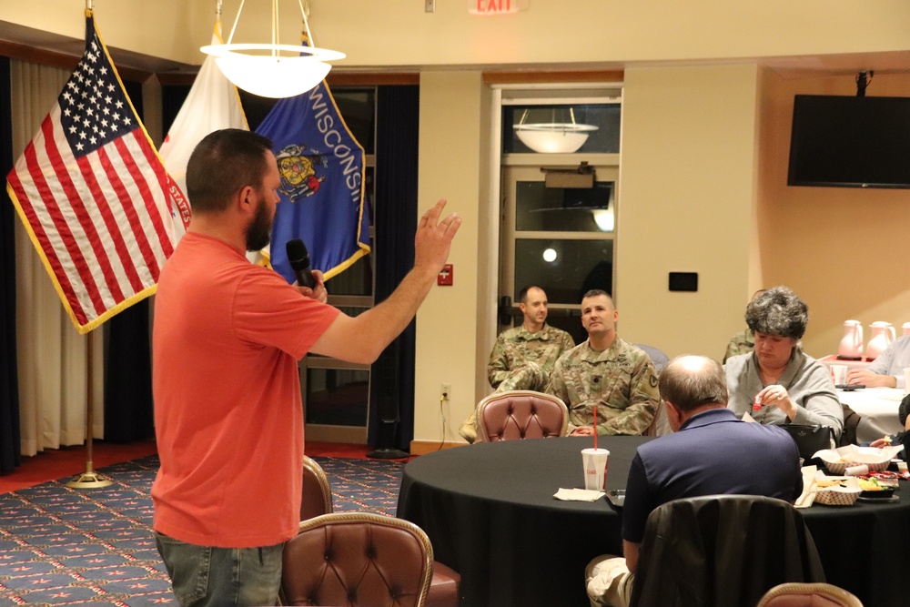 Army veteran, comedian gives performance at Fort McCoy