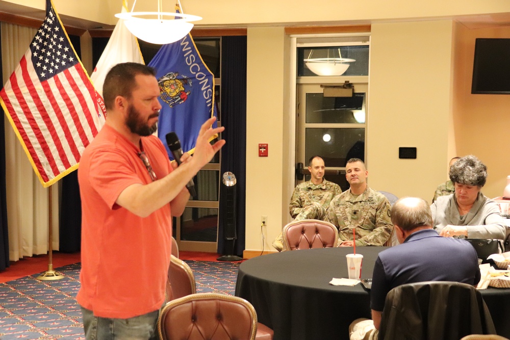 Army veteran, comedian gives performance at Fort McCoy