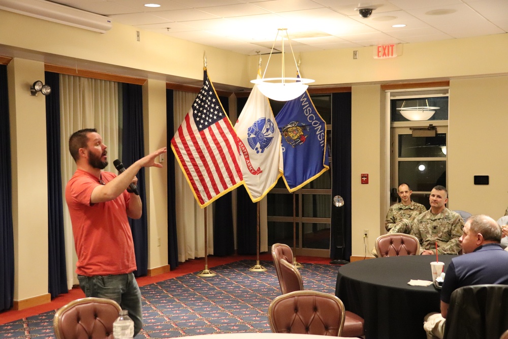 Army veteran, comedian gives performance at Fort McCoy