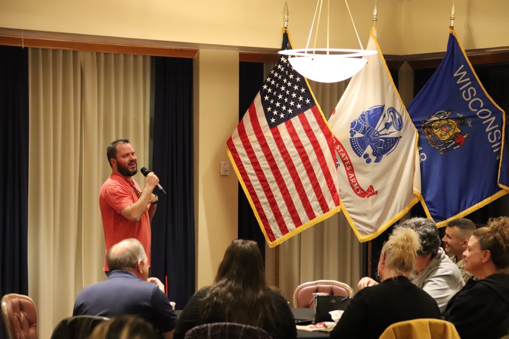 Army veteran, comedian gives performance at Fort McCoy