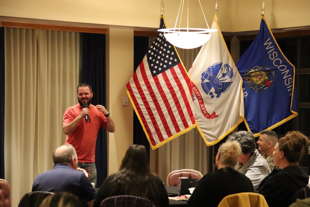 Army veteran, comedian gives performance at Fort McCoy