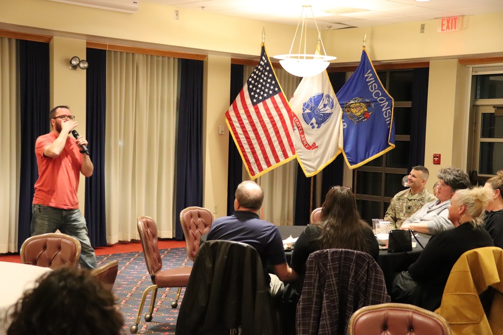 Army veteran, comedian gives performance at Fort McCoy