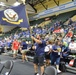 MN1 (Ret.) Mark Coltrain cheers on Team Navy at wheelchair rugby