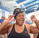 YN1 Sharmesha Creamer in swimming at the 2022 Warrior Games