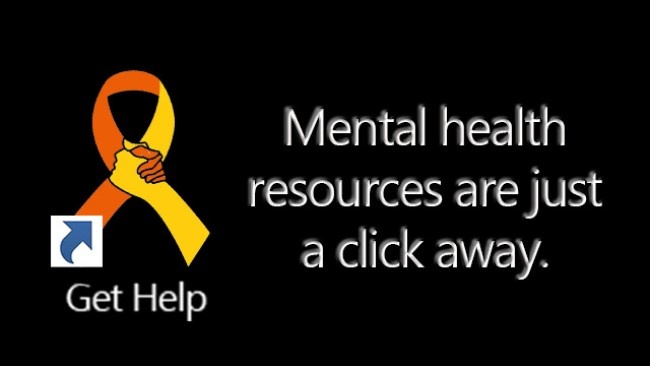 New desktop icon provides quick access to mental health resources