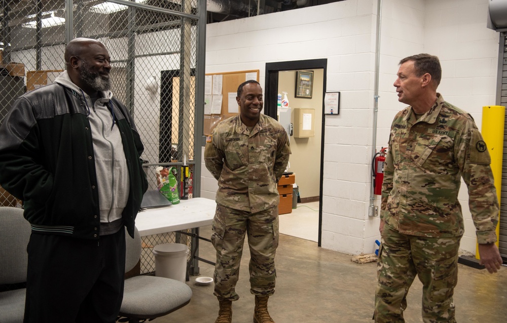 The 81st RD DCG-S visits the 412th Theater Engineer Command