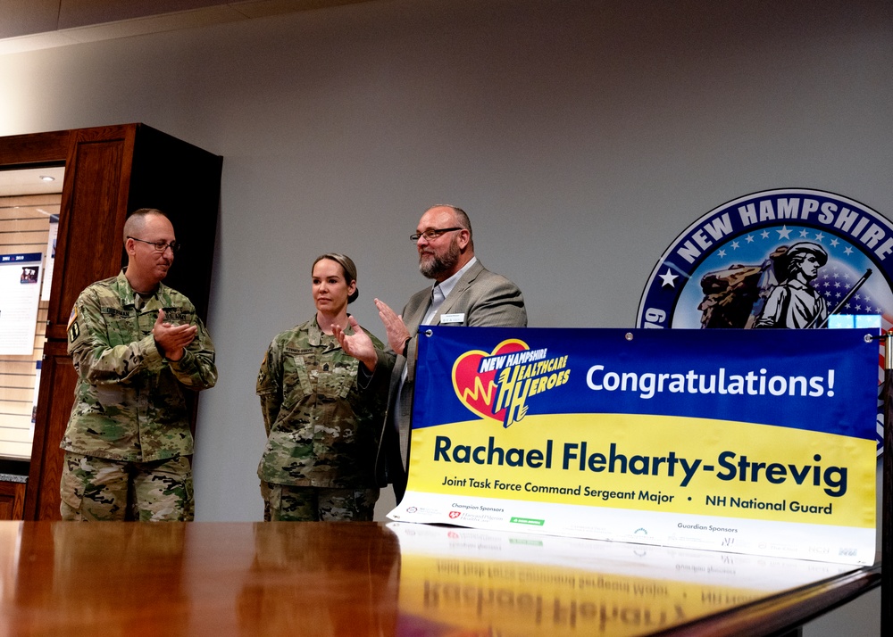 Command Sgt. Maj. Rachael Fleharty-Strevig: NH Healthcare Hero