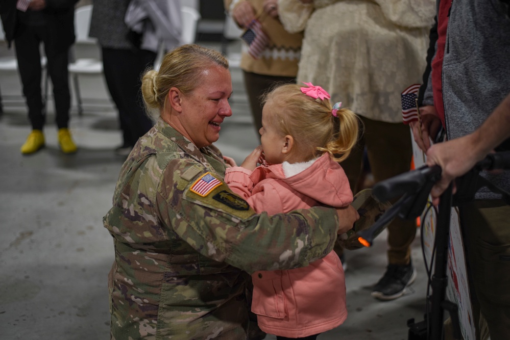 133rd Military Police Company Soldiers return from deployment