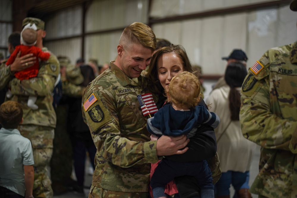 133rd Military Police Company Soldiers return from deployment