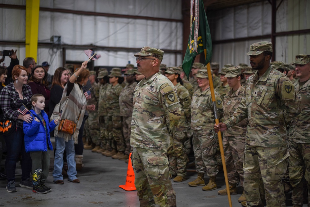 133rd Military Police Company Soldiers return from deployment