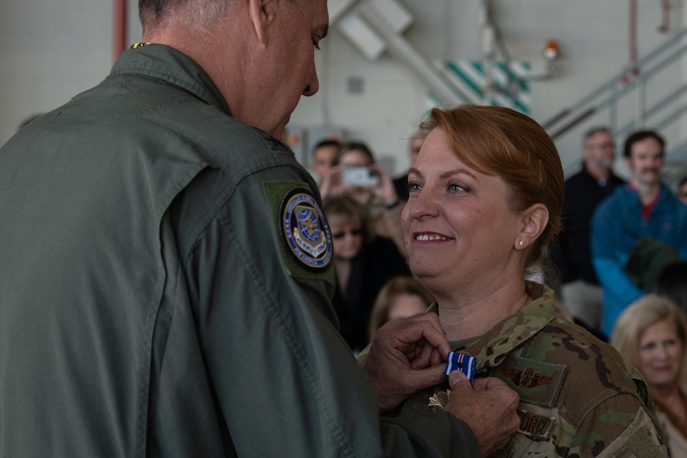 Master Sgt. Leah Schmidt Distinguished Flying Cross recipient