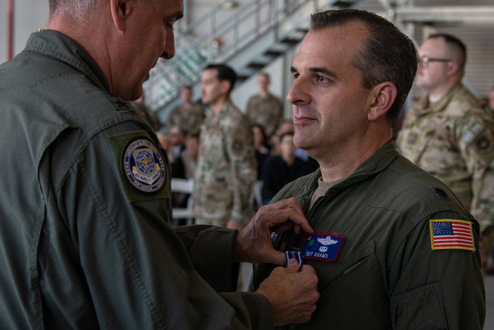 Retired Lt. Col. Trey Adams Distinguished Flying Cross recipient