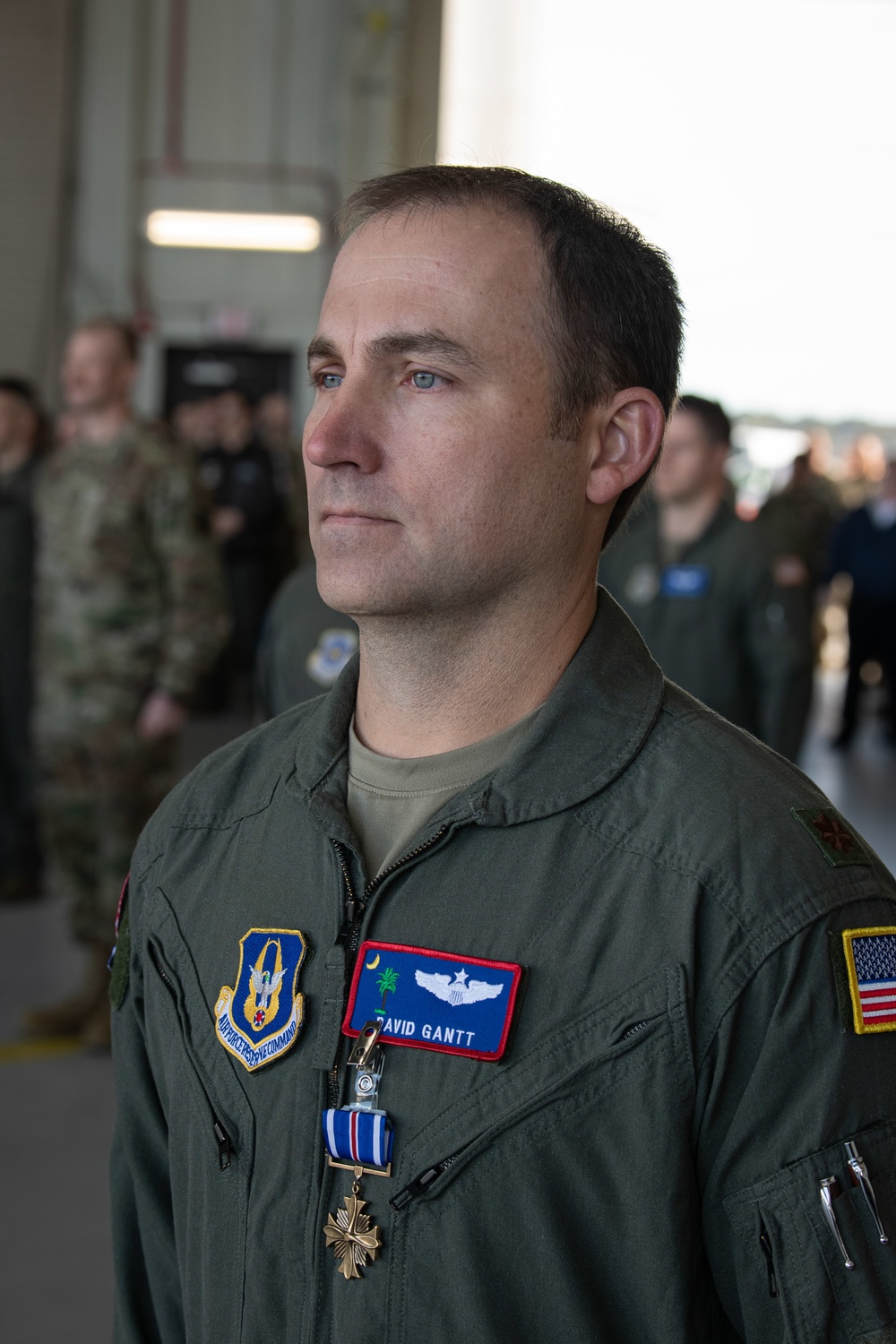 Maj. David Gantt Distinguished Flying Cross recipient