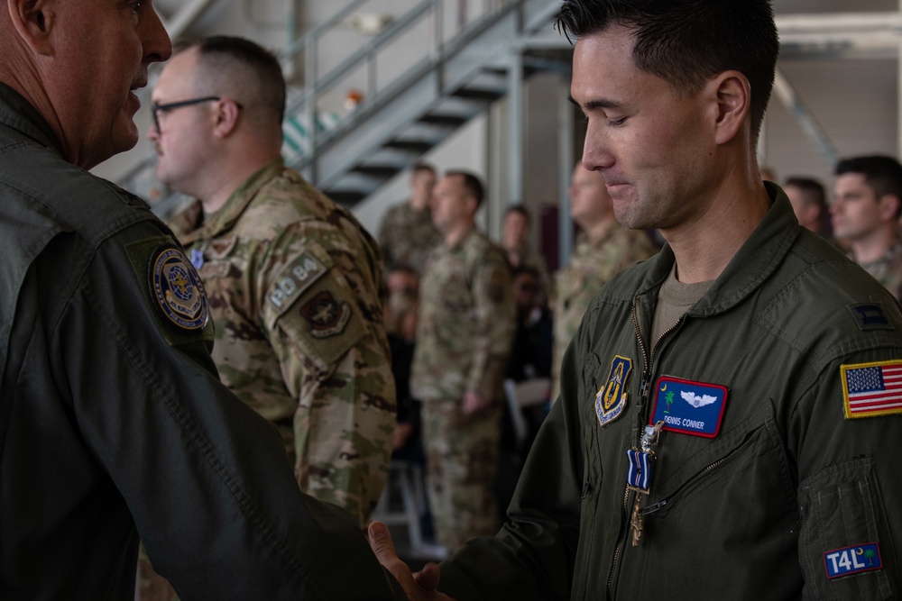 Capt. Dennis Connor Distinguished Flying Cross recipient