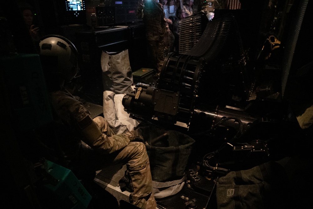 AC-130J Ghostrider participates in full mission profile exercise during Keen Sword 23