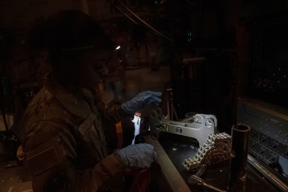 AC-130J Ghostrider participates in full mission profile exercise during Keen Sword 23
