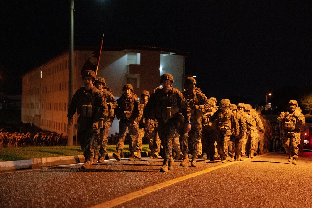 Combat Logistics Regiment 37 Conducts Conditioning Hike