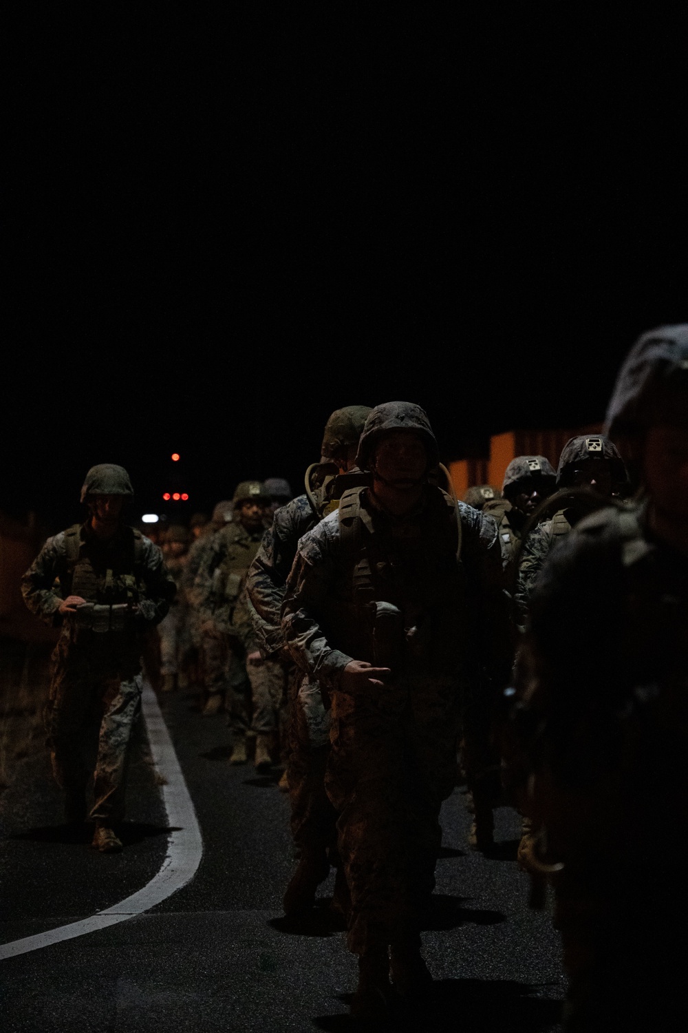 Combat Logistics Regiment 37 Conducts Conditioning Hike