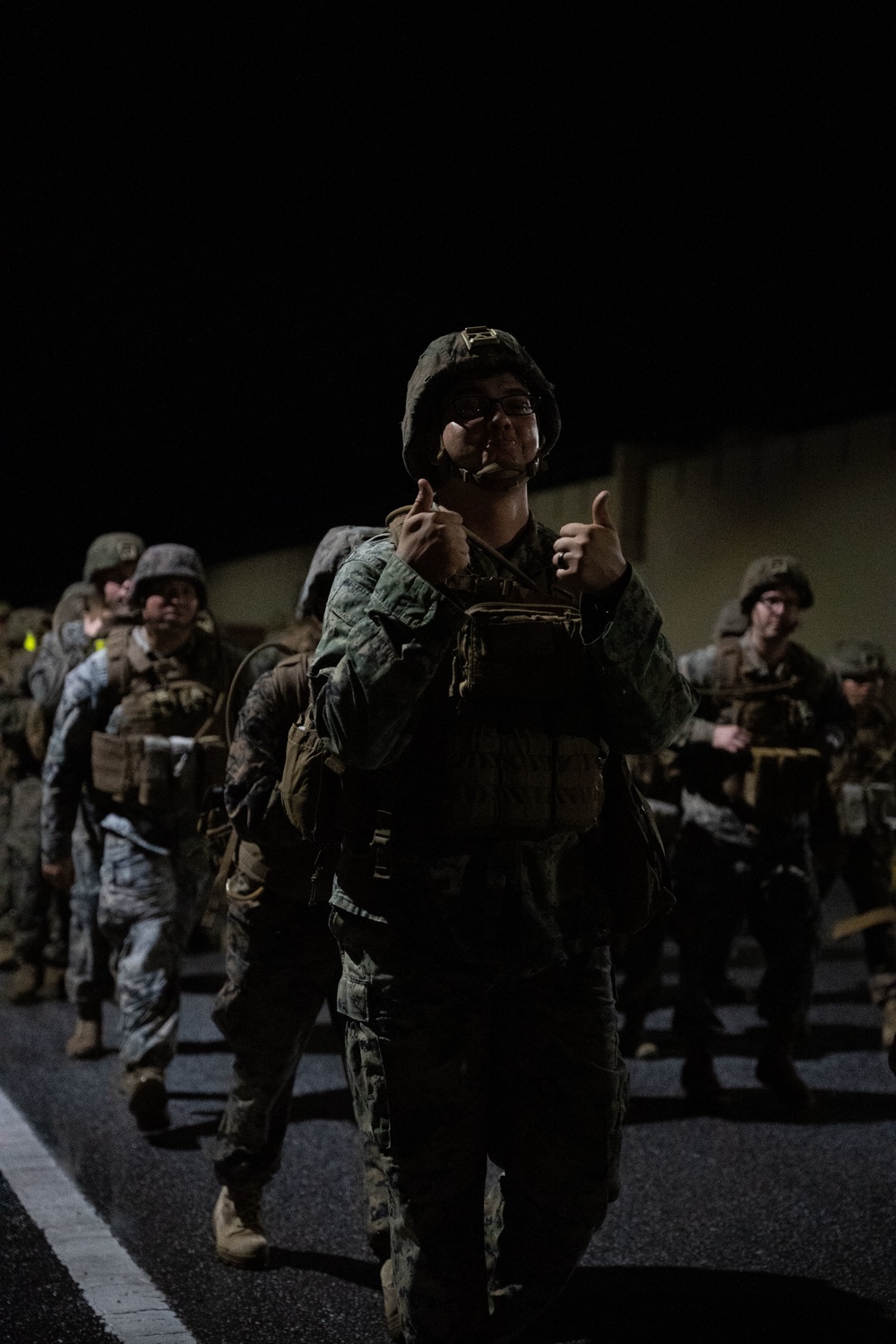 Combat Logistics Regiment 37 Conducts Conditioning Hike