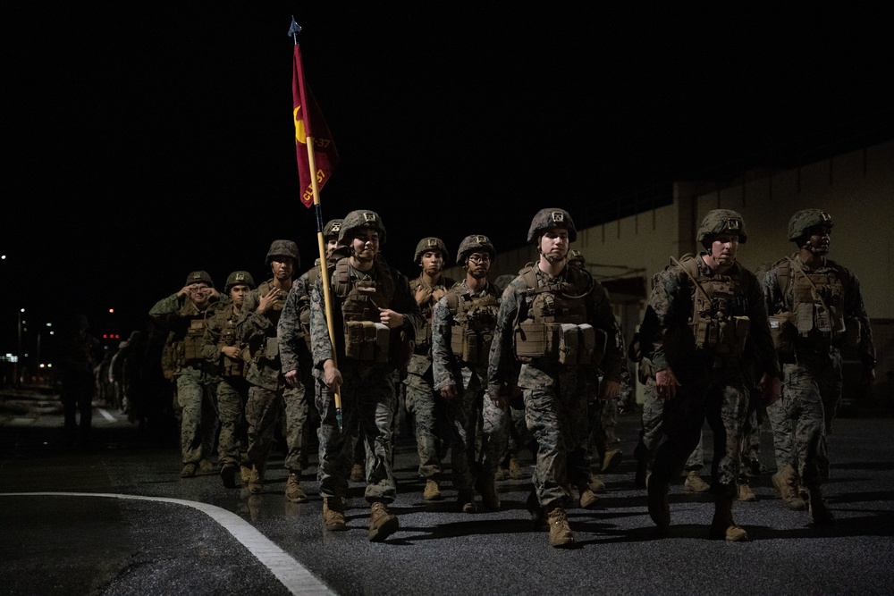 Combat Logistics Regiment 37 Conducts Conditioning Hike