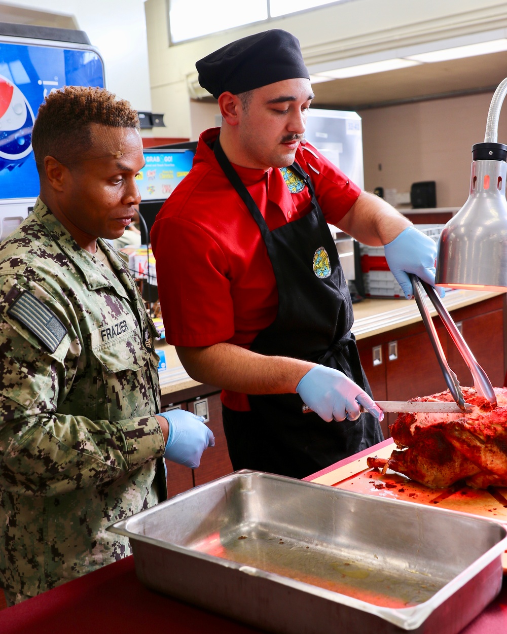 NAS Lemoore Thanksgiving meal