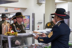 Leadership serving Thanksgiving meals [Image 4 of 7]