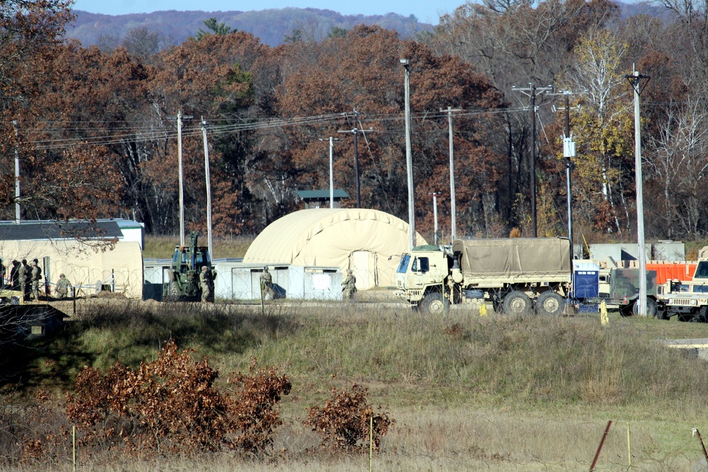 Army Reserve 461st Engineer Company training operations at Fort McCoy