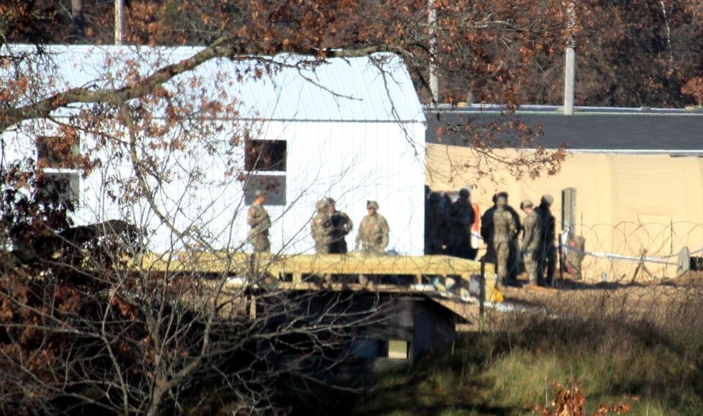 Army Reserve 461st Engineer Company training operations at Fort McCoy