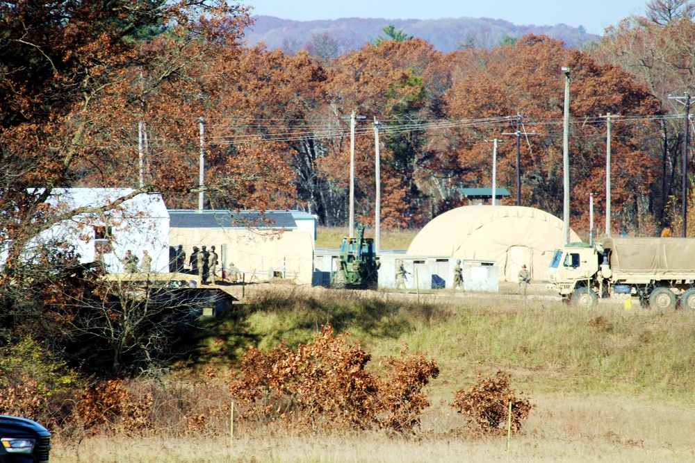 Army Reserve 461st Engineer Company training operations at Fort McCoy